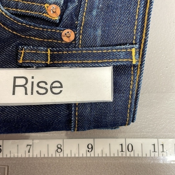 Calvin Rucker Jeans Women's 26 Blue NWT Love Me Boyfriend Buttons Faded Denim - Picture 10 of 11